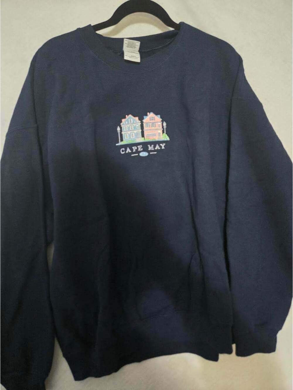 Gildan Heavy Blend Navy Cape May Sweatshirt 2XL